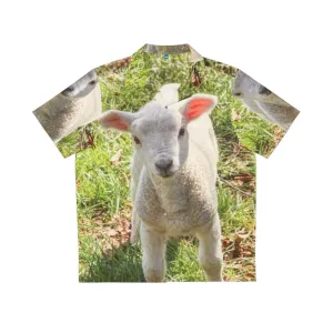Adorable Baby Lamb Hawaiian Shirt for Spring