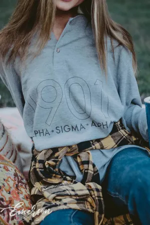 Alpha Sigma Alpha PR Thermal Henley