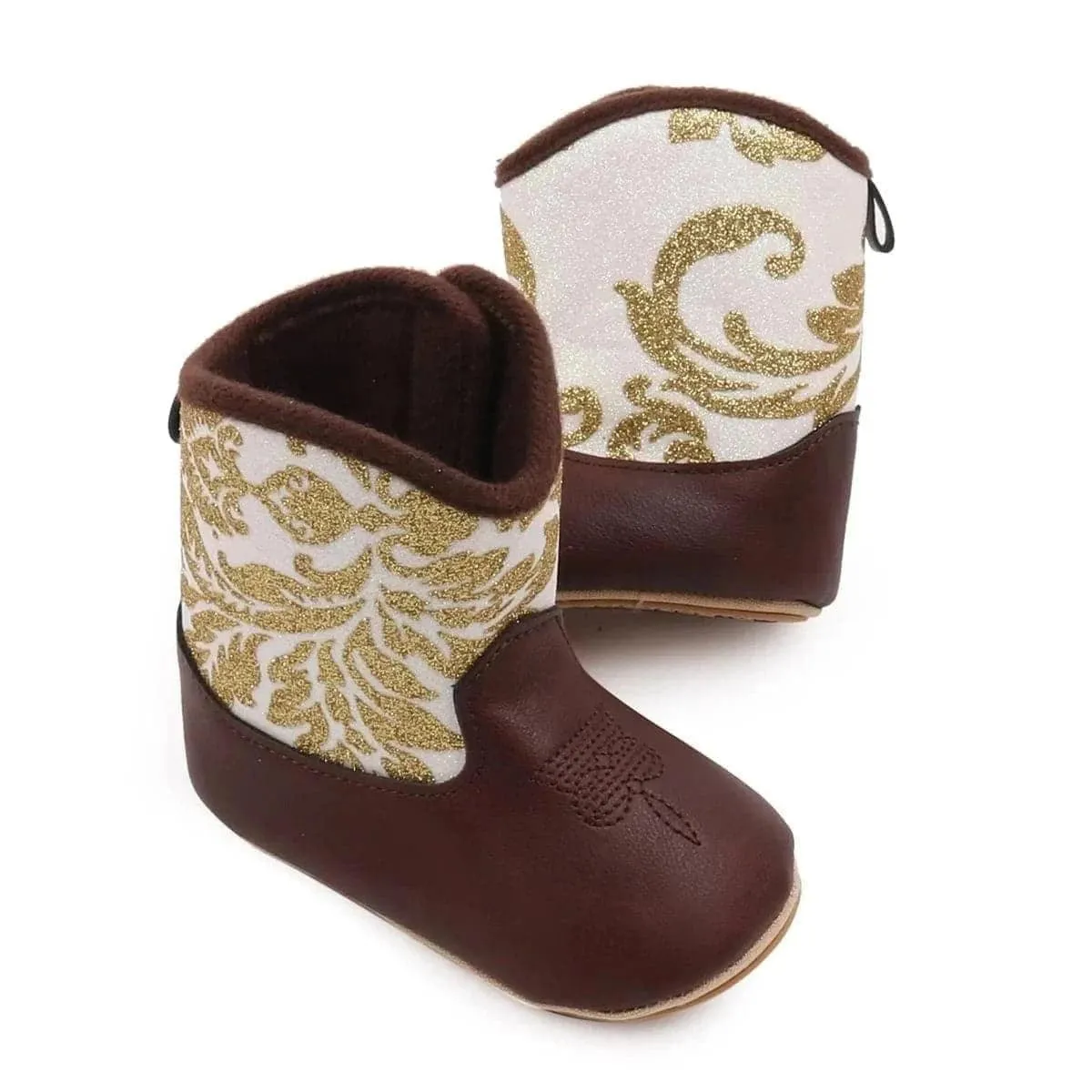 Angelodini™ Cow boy Soft Bottom Non-slip Leather Baby Boots