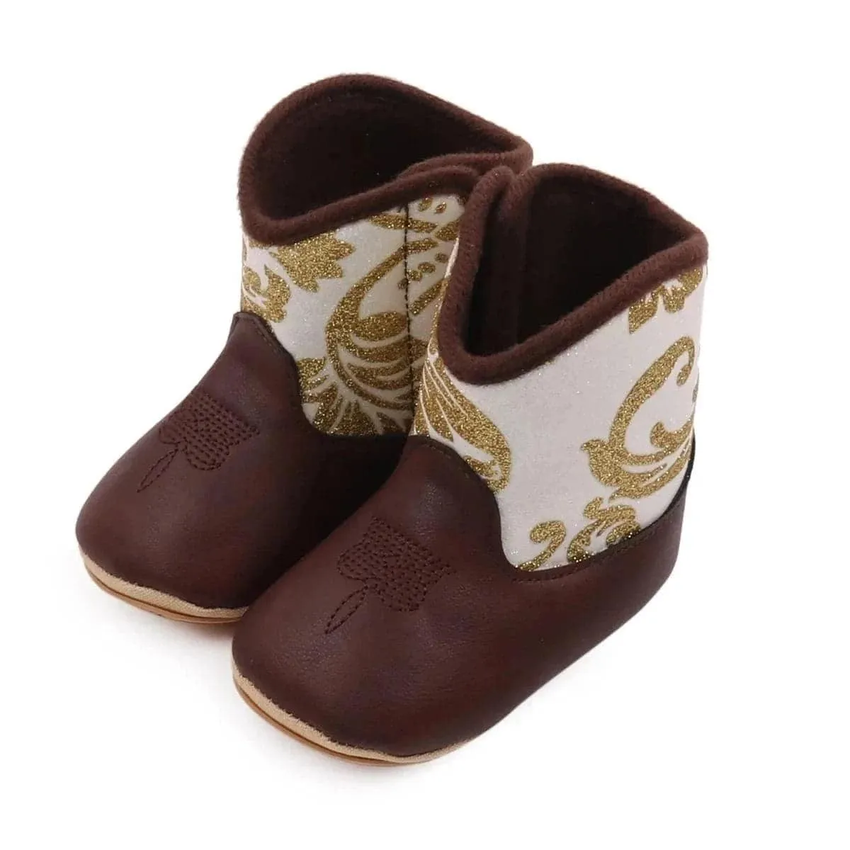 Angelodini™ Cow boy Soft Bottom Non-slip Leather Baby Boots