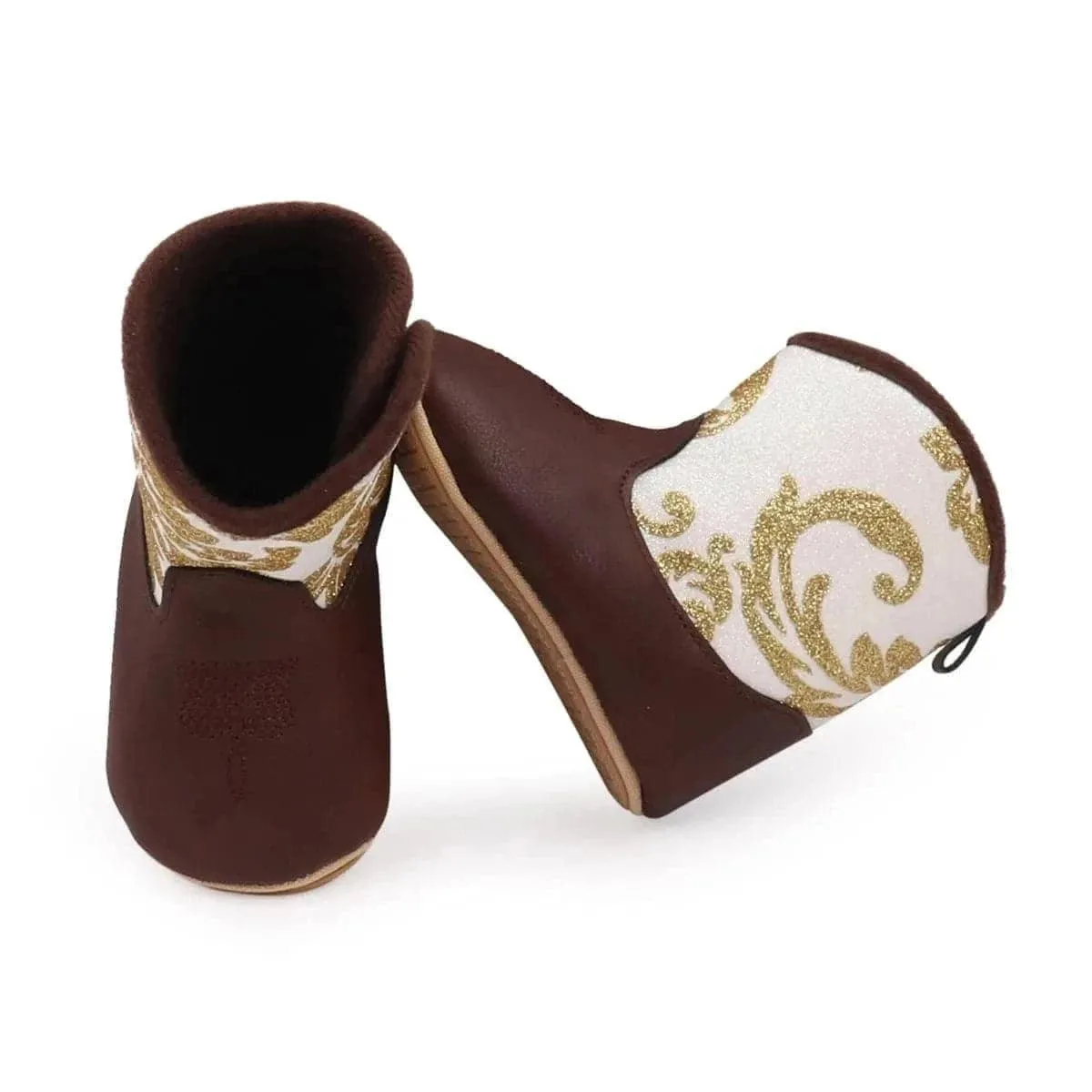 Angelodini™ Cow boy Soft Bottom Non-slip Leather Baby Boots