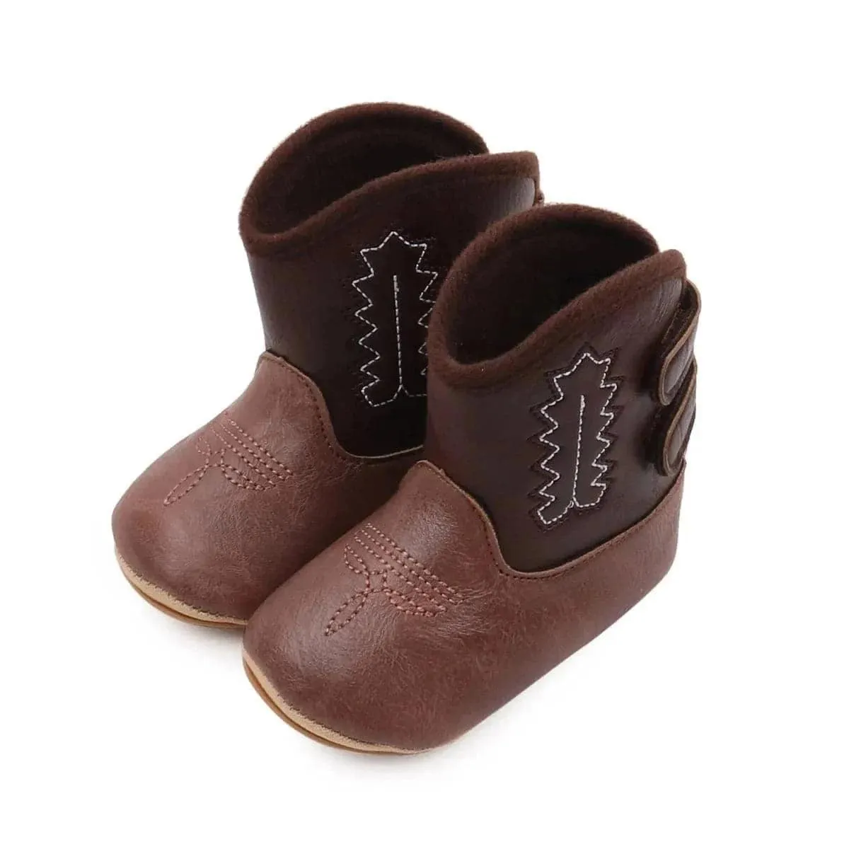 Angelodini™ Cow boy Soft Bottom Non-slip Leather Baby Boots