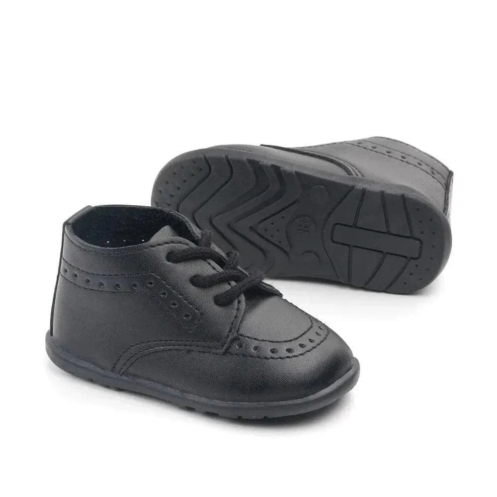 Angelodini™ Leather Baby Shoes Rubber Sole Anti-slip First Walkers