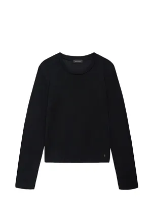 ANINE BING Amani Long Sleeve Tee