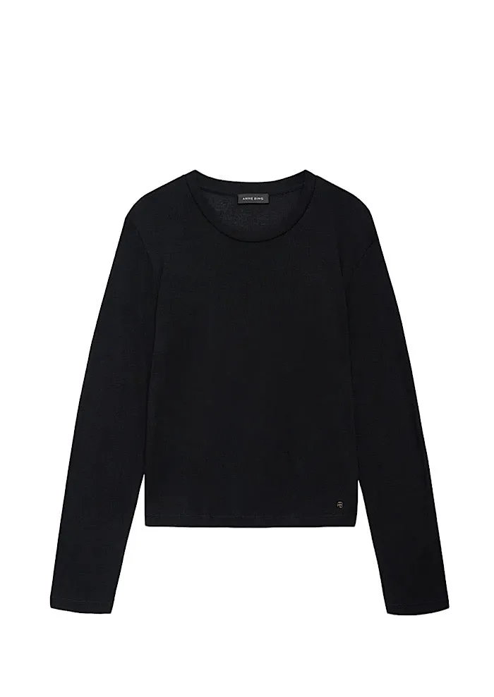 ANINE BING Amani Long Sleeve Tee