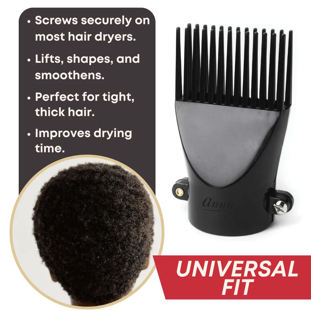 Annie Screw Tighten Hair Dryer Pik Attachment