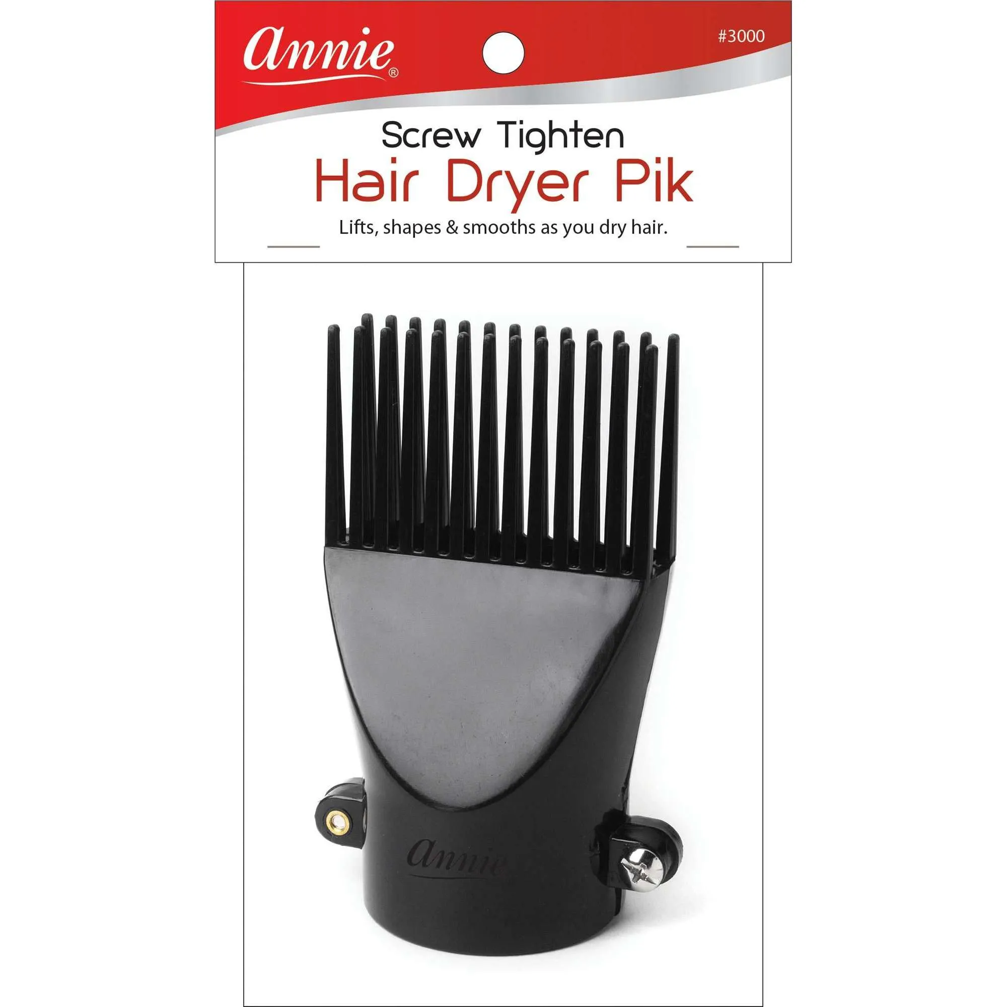 Annie Screw Tighten Hair Dryer Pik Attachment