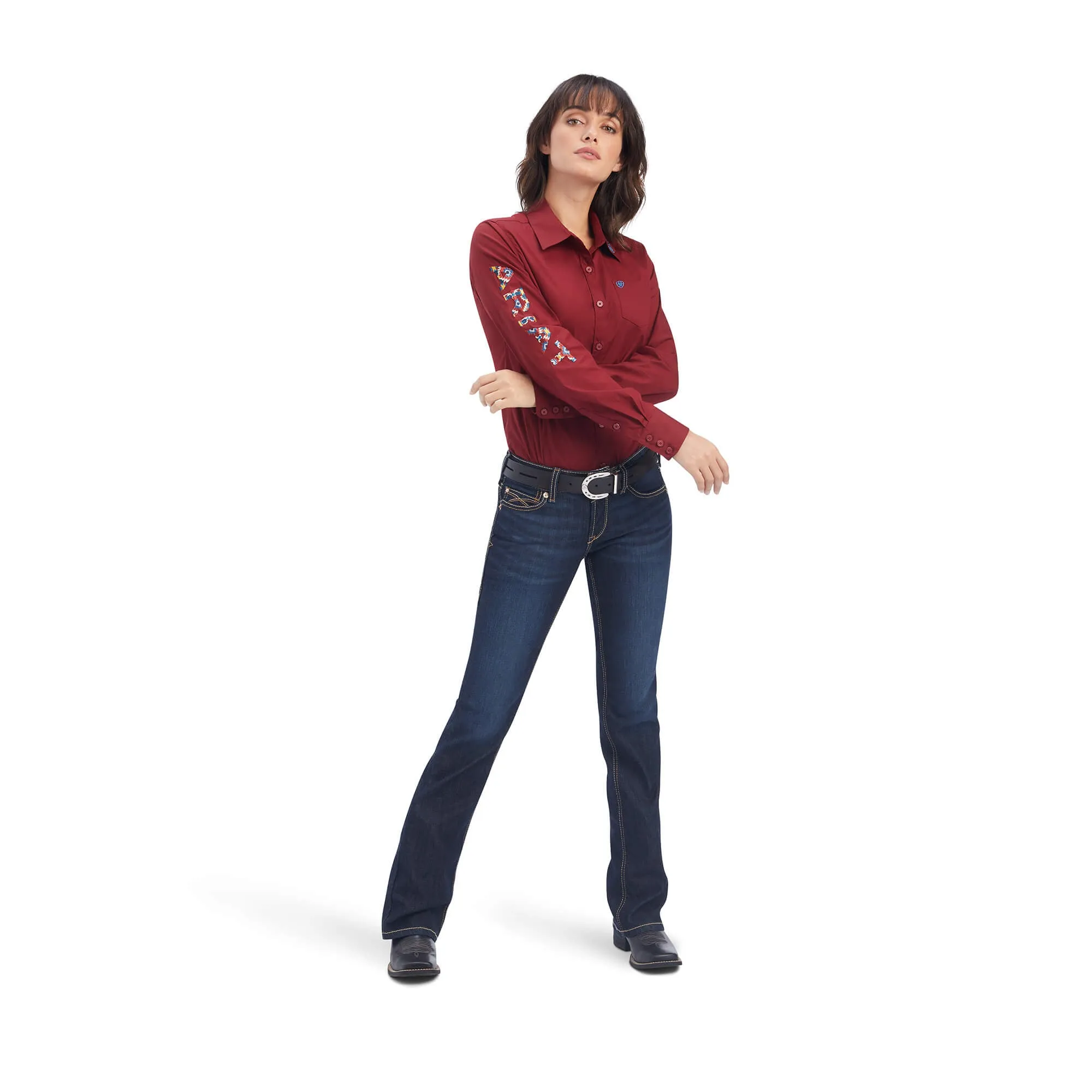 ARIAT Women's Team Kirby Stretch Shirt 10041434