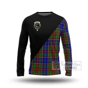 Beattie Tartan Long Sleeve T-Shirt with Family Crest and Military Logo Style