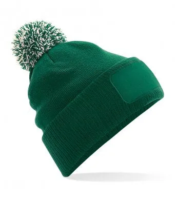 Beechfield Snowstar Printers Beanie pom pom Hat