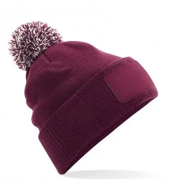 Beechfield Snowstar Printers Beanie pom pom Hat