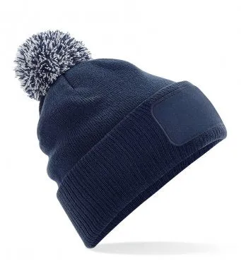 Beechfield Snowstar Printers Beanie pom pom Hat