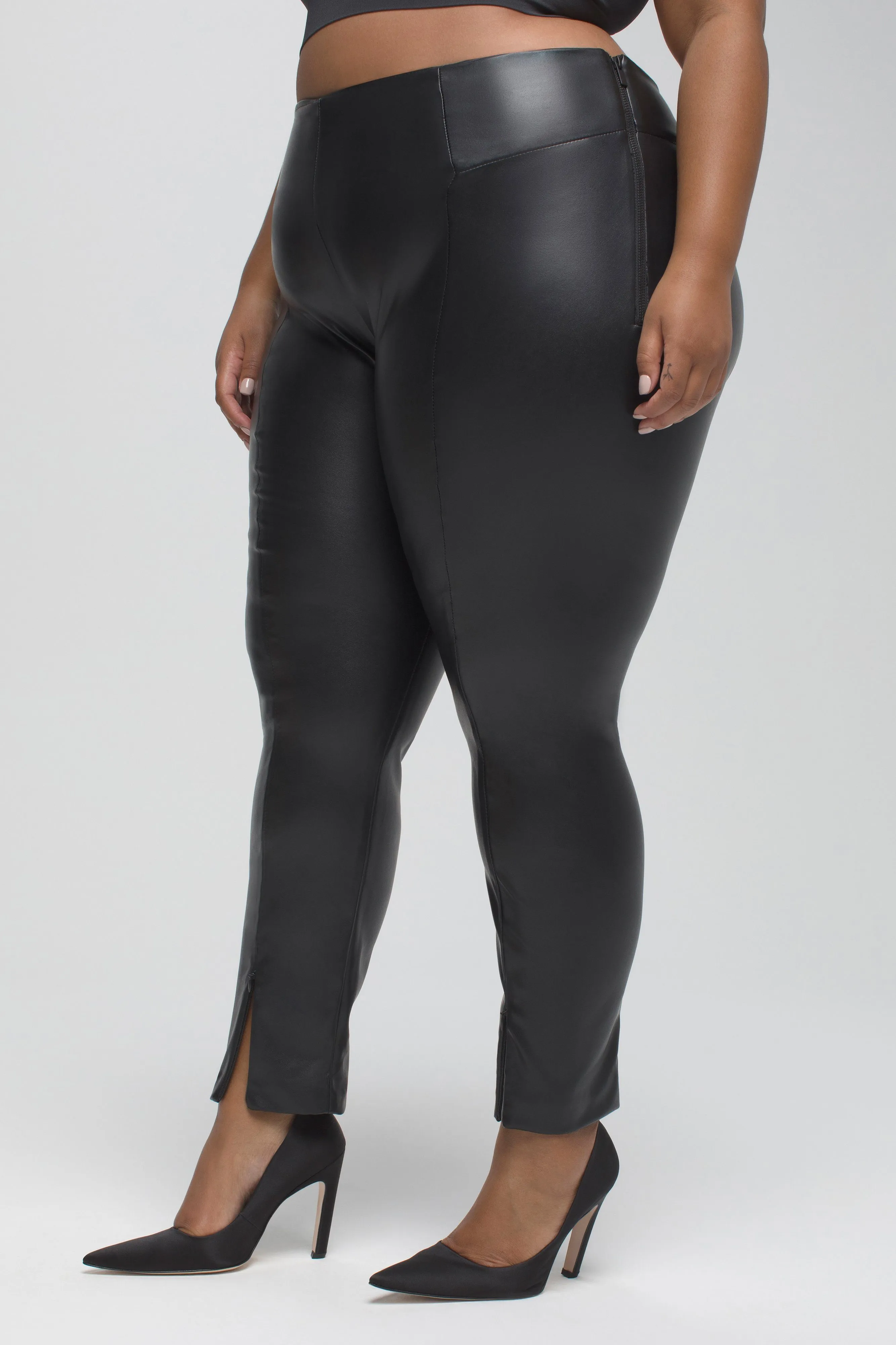 BETTER THAN LEATHER BOSS PANT SKINNY | BLACK001