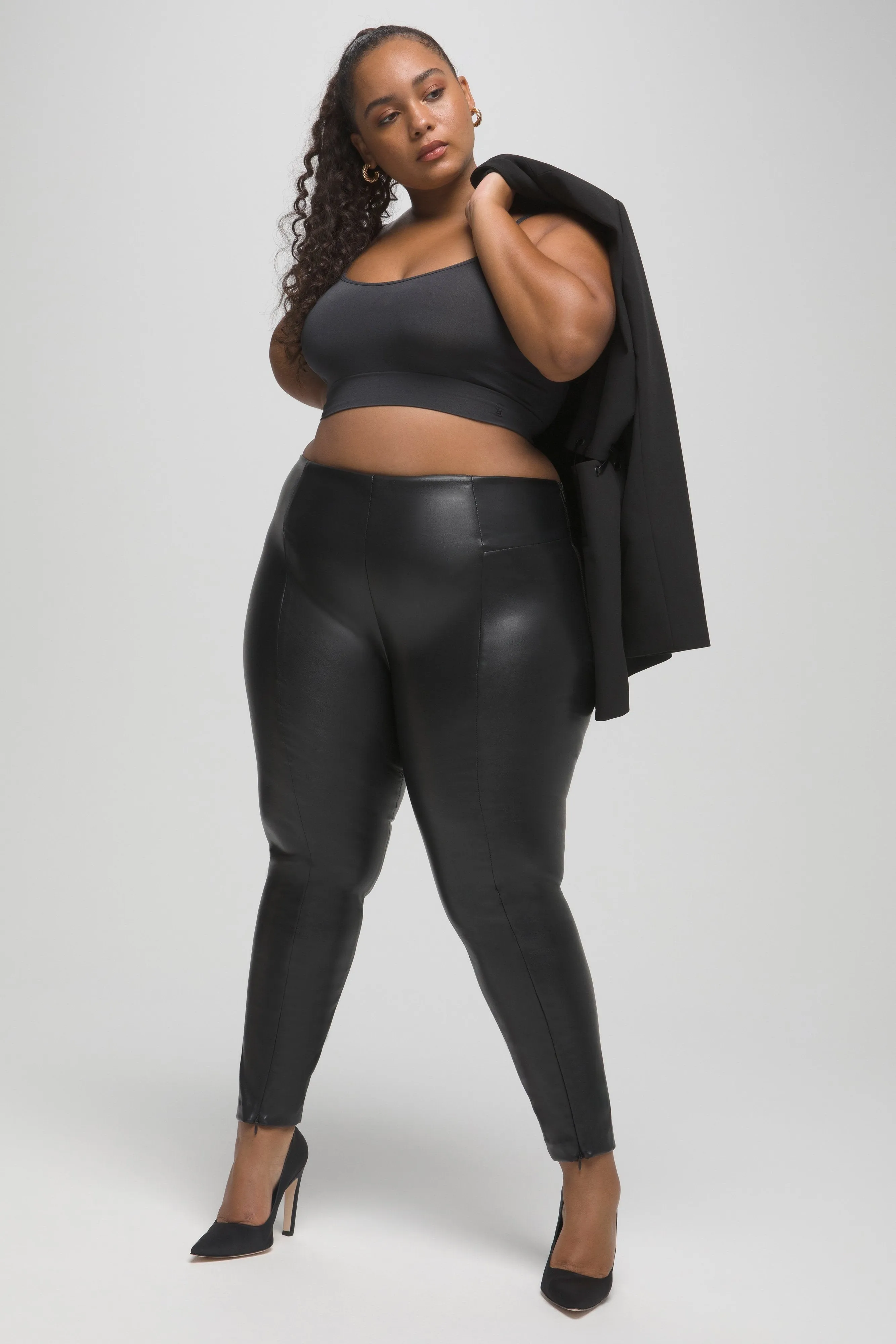 BETTER THAN LEATHER BOSS PANT SKINNY | BLACK001