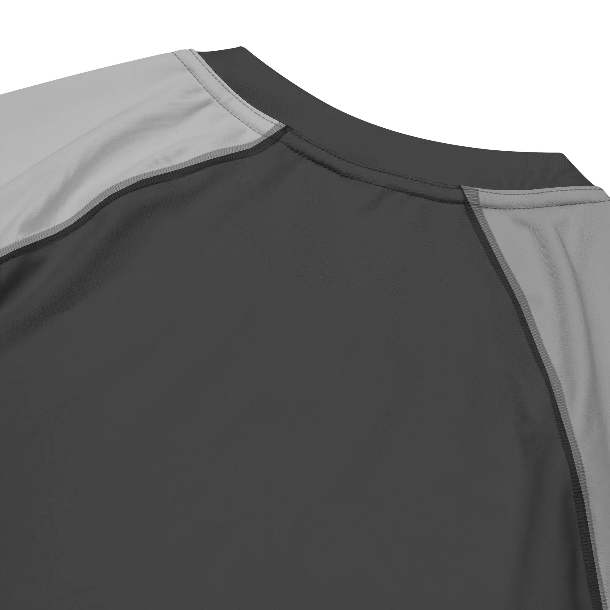 BJJ Therapy Men’s Rash Guard Gray