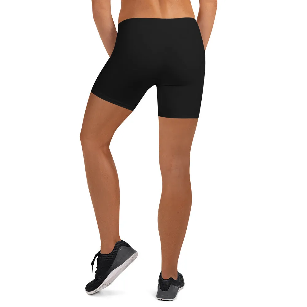 Black Warrior Low Waist Workout Shorts