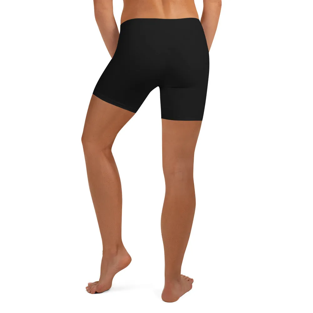 Black Warrior Low Waist Workout Shorts