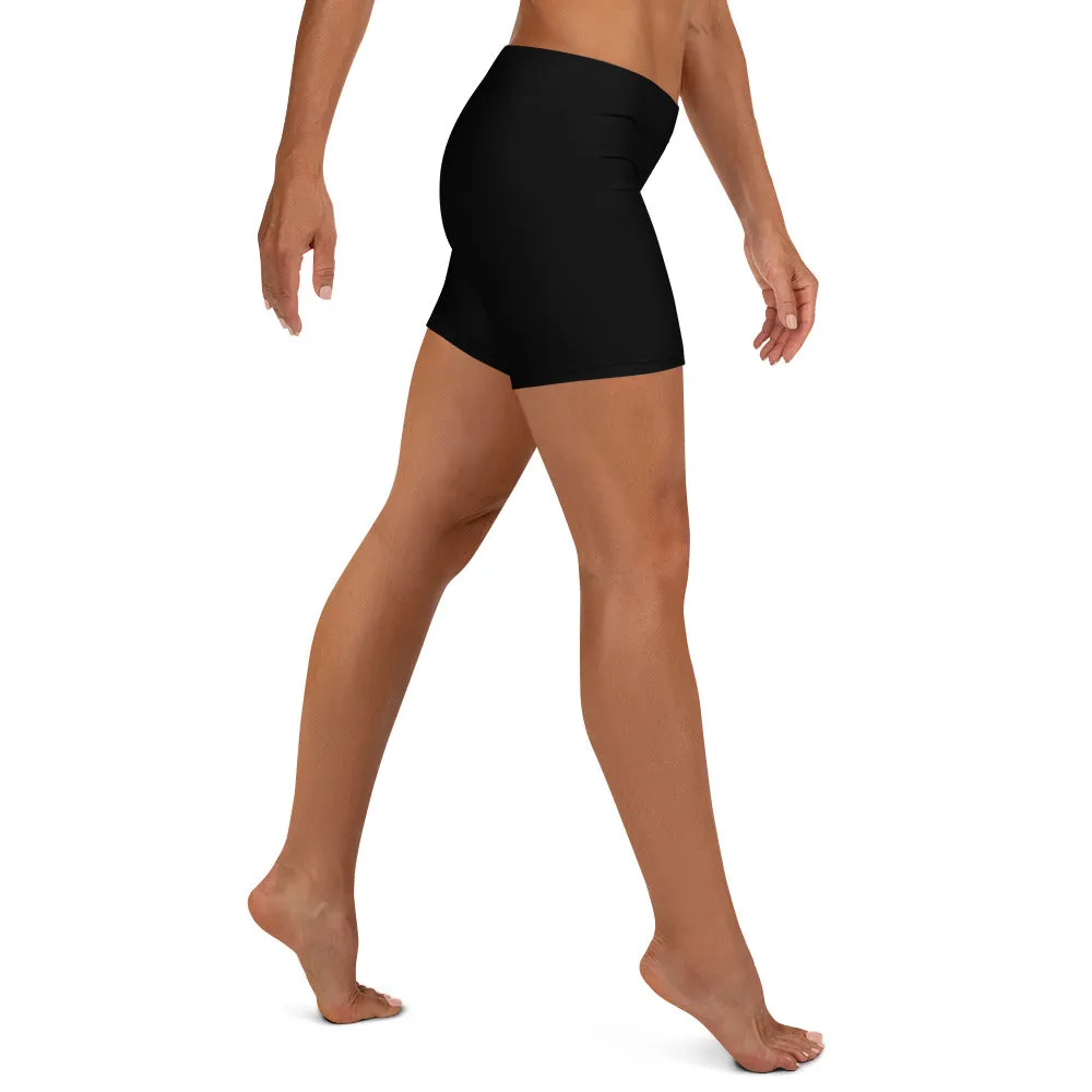 Black Warrior Low Waist Workout Shorts