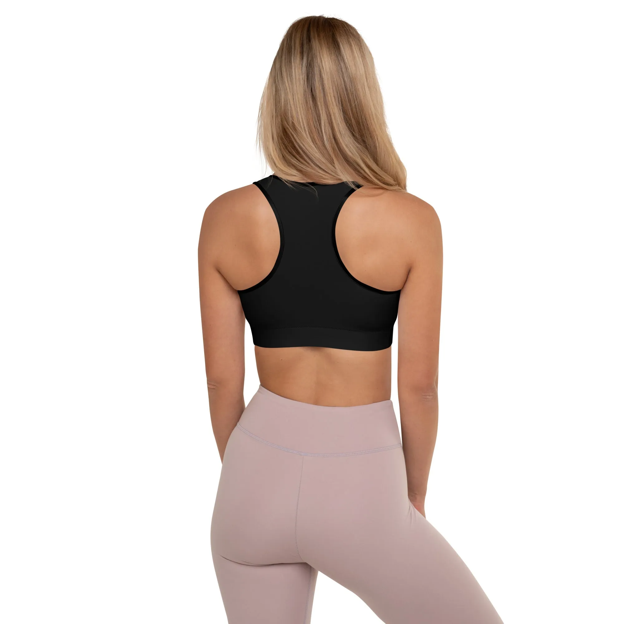 Black w/Black Warrior Sports Bra
