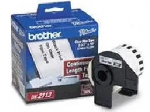 Brother International Corporat Continuouslengthfilmlabelblk-clear2-3-7