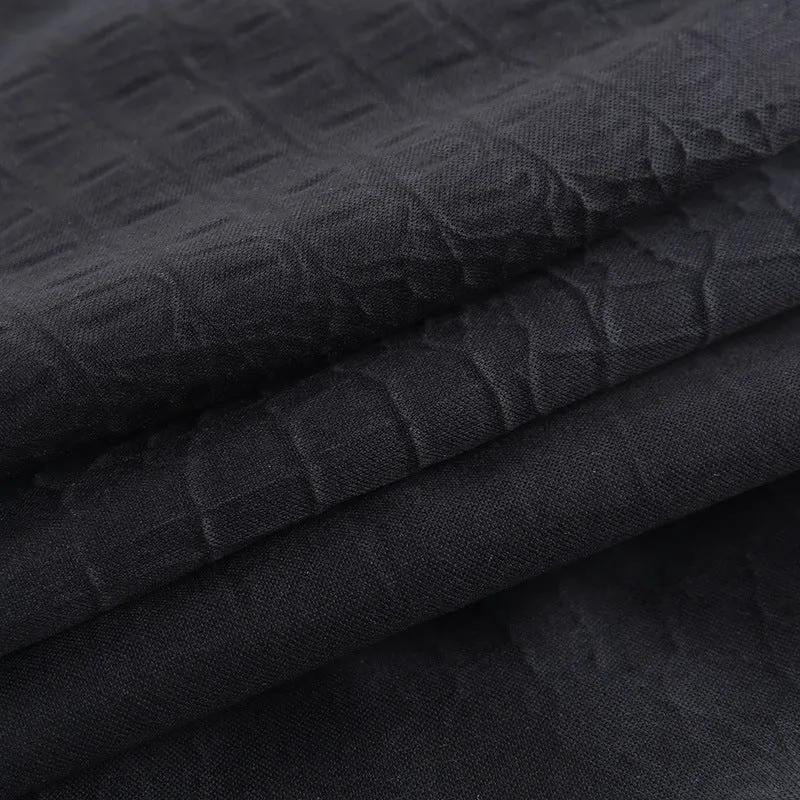 Carving Print Faux Leather Pants