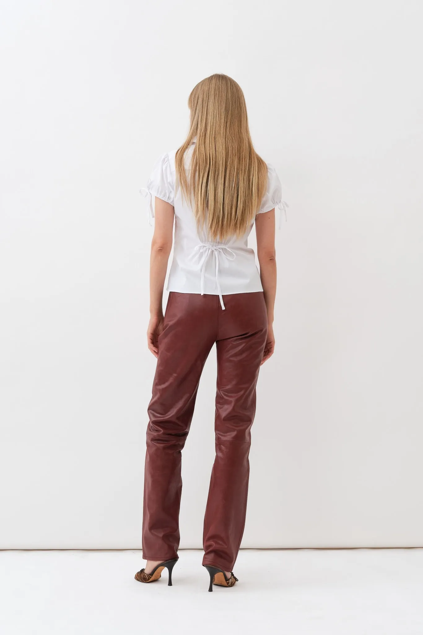 Christina Pants — Burgundy