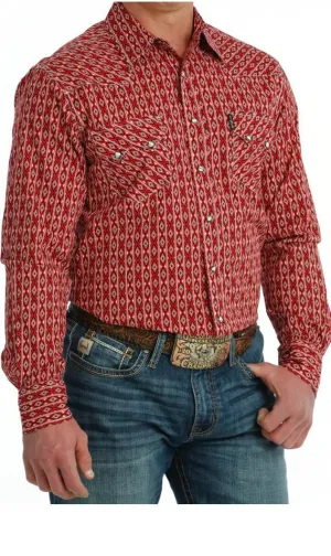 Cinch Red Plaid Button Down