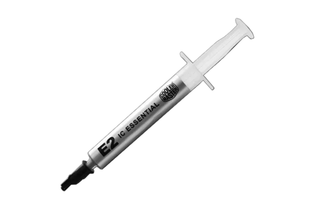 Cooler Master High thermal Paste conductivity Low thermal resistance Electrically non-conductive, non curing, non Capacitive, non corrosive Grease cleanser included Gold Color