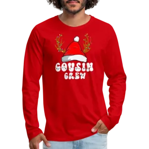 Cousin Crew Christmas Men's Premium Long Sleeve T-Shirt