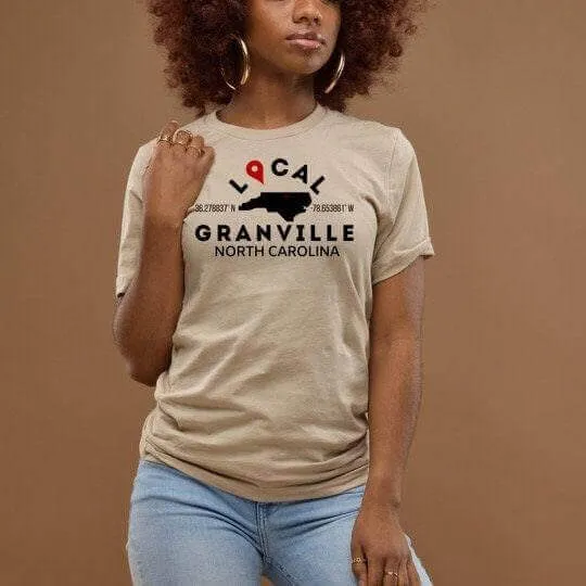 Custom City and State Short Sleeve Tee