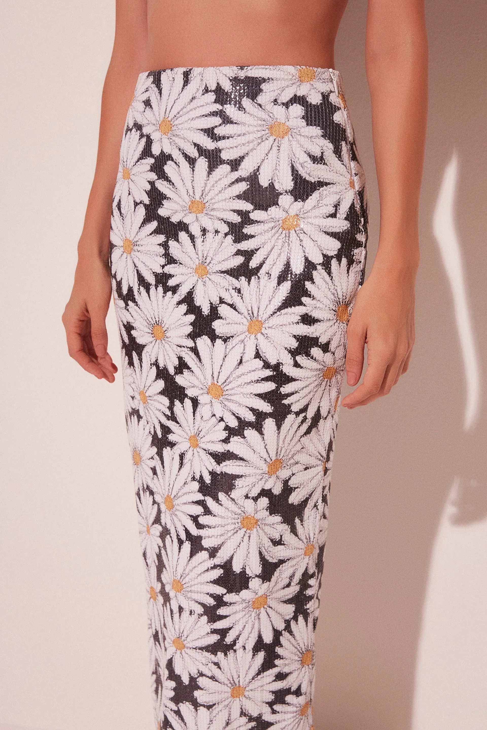 Daisies Sequins Midi Skirt E4758A1997