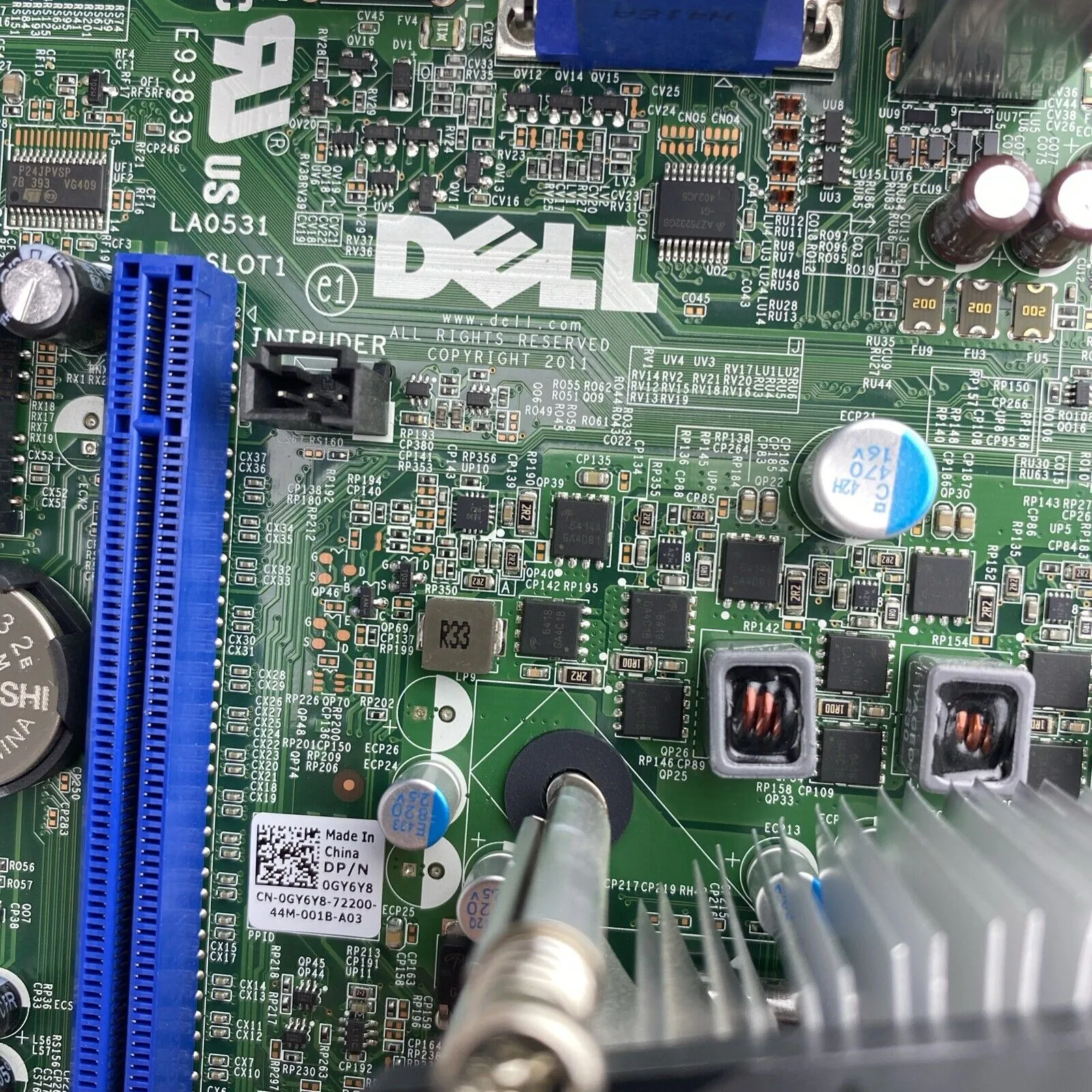 Dell Optiplex 7010 SFF Motherboard Intel Core i5-3470 3.20GHz 4GB RAM With Fan