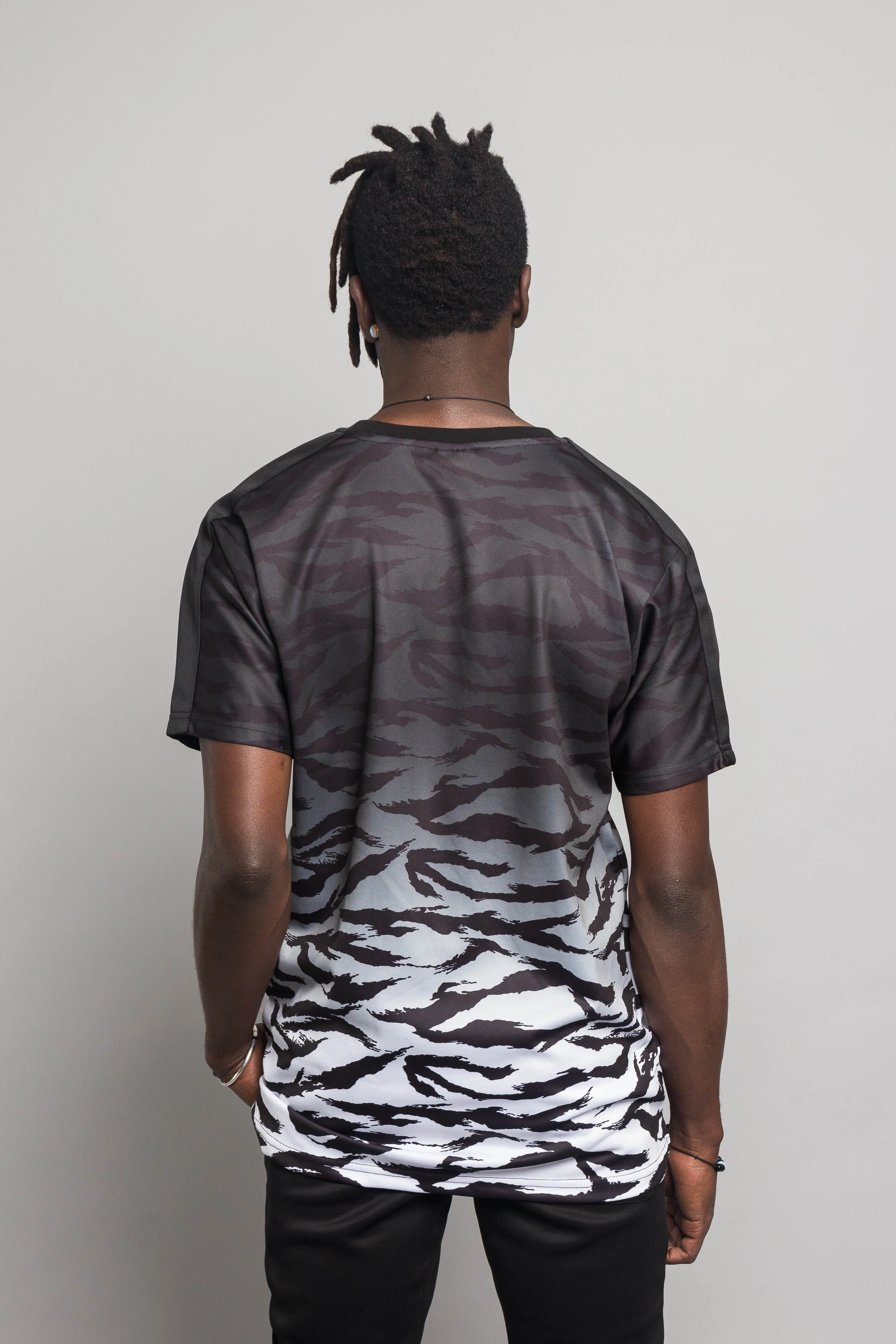 Dip Dye Gradient Tiger T-Shirt