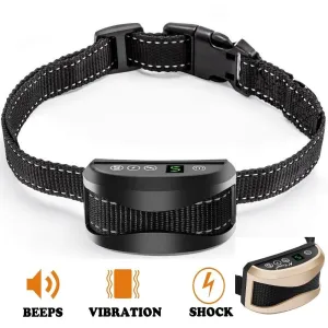 Dog Anti Bark Shock Collar rechargeable