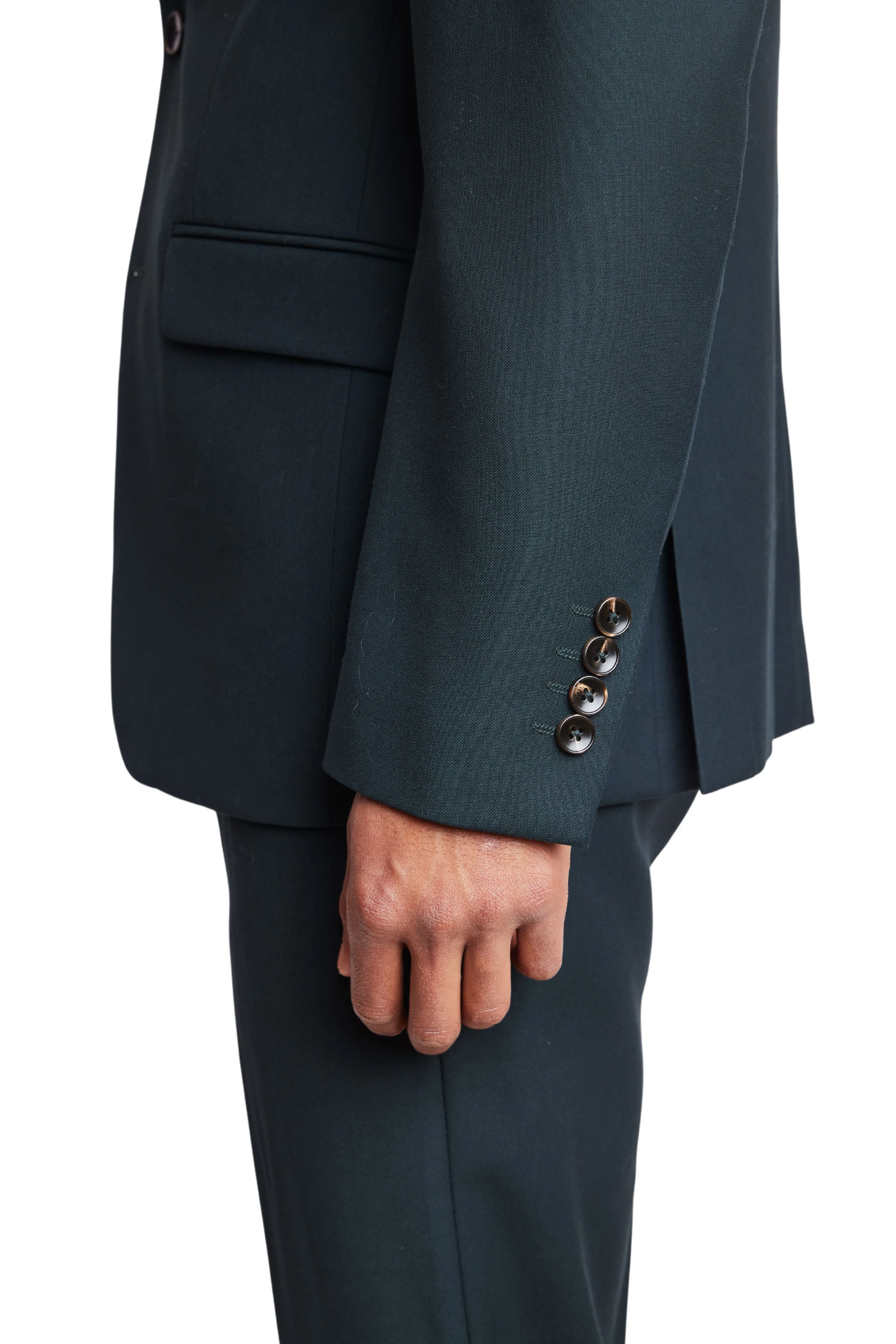 Dover Notch Jacket - slim - Forest Green