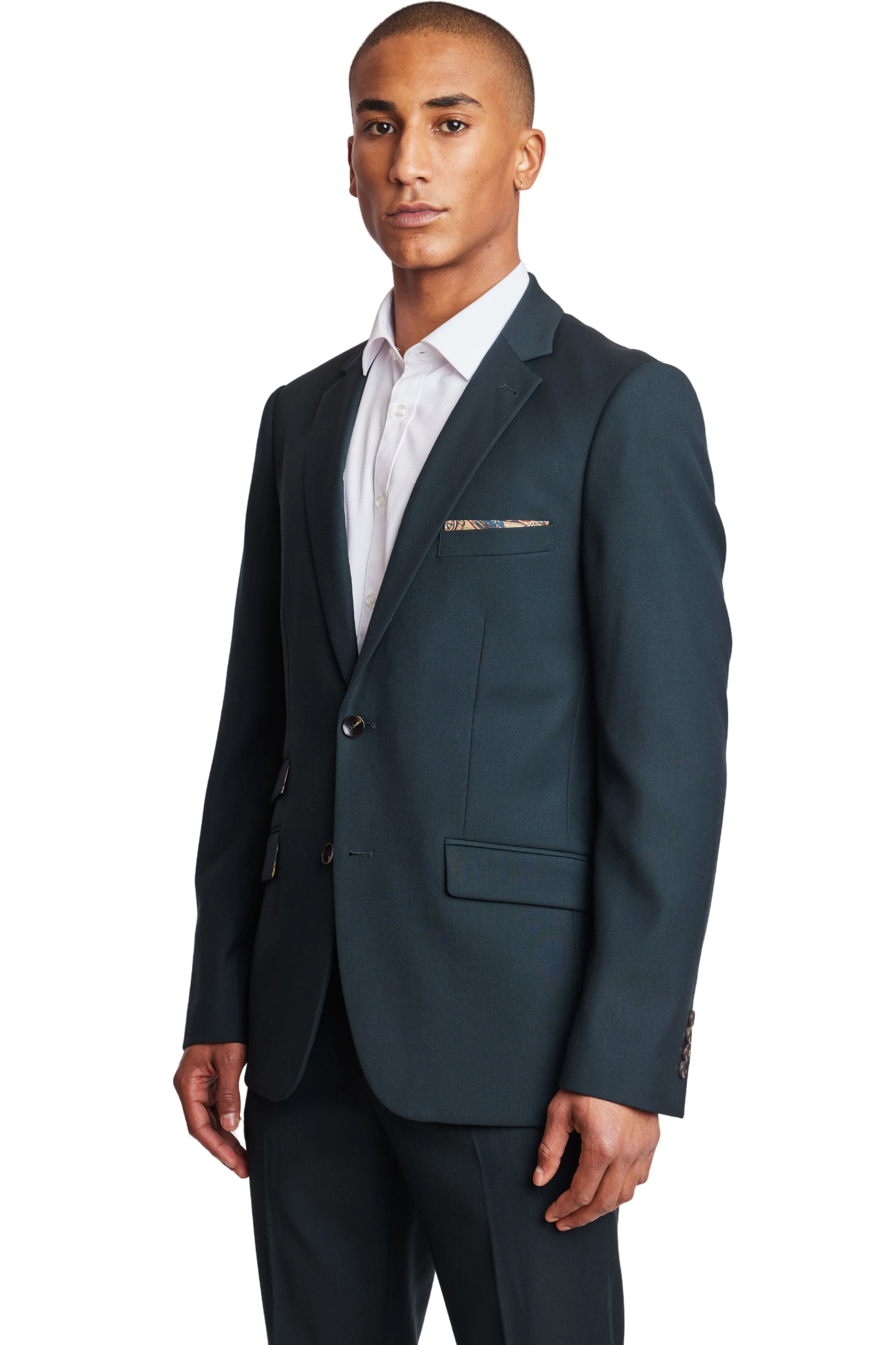 Dover Notch Jacket - slim - Forest Green