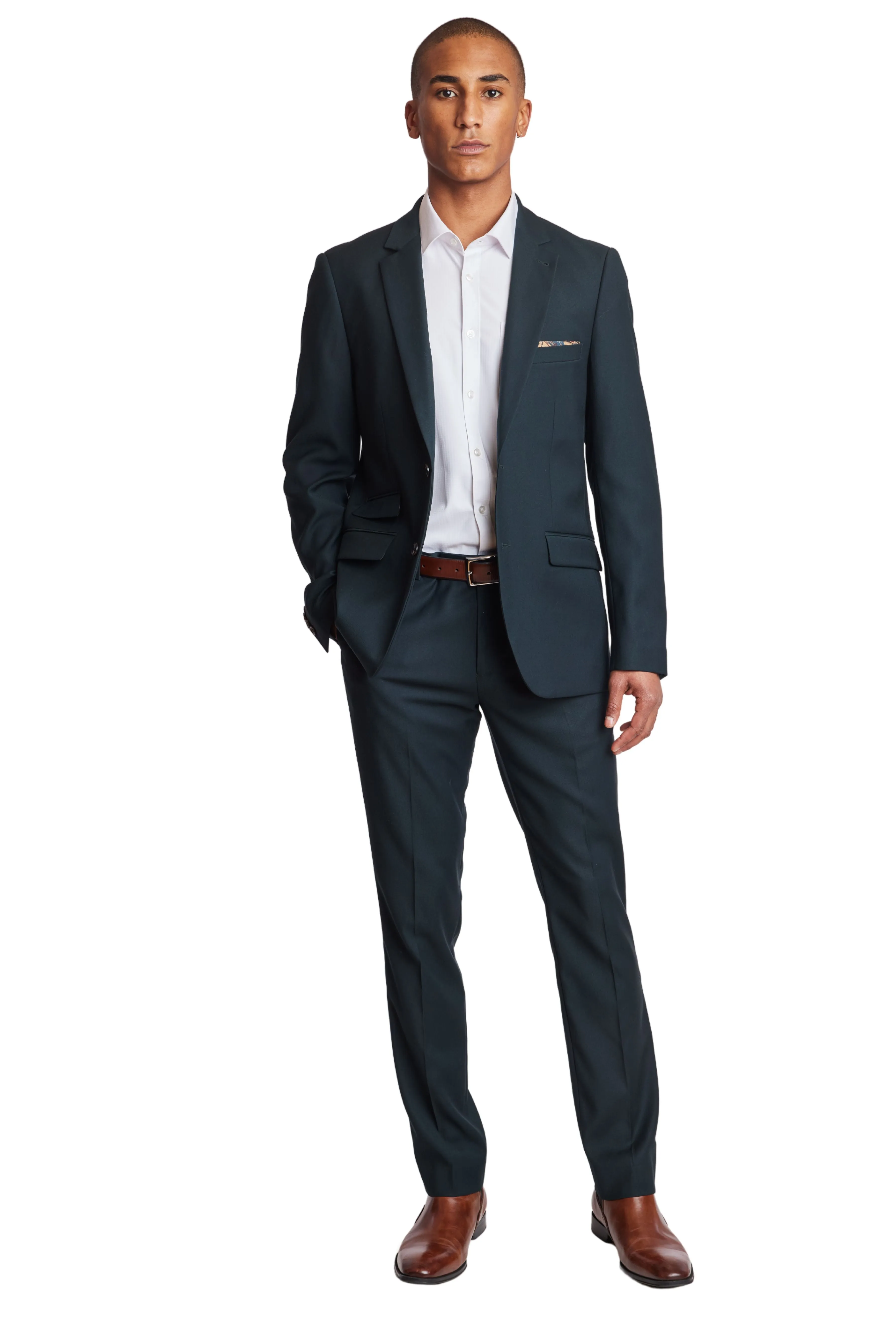 Dover Notch Jacket - slim - Forest Green