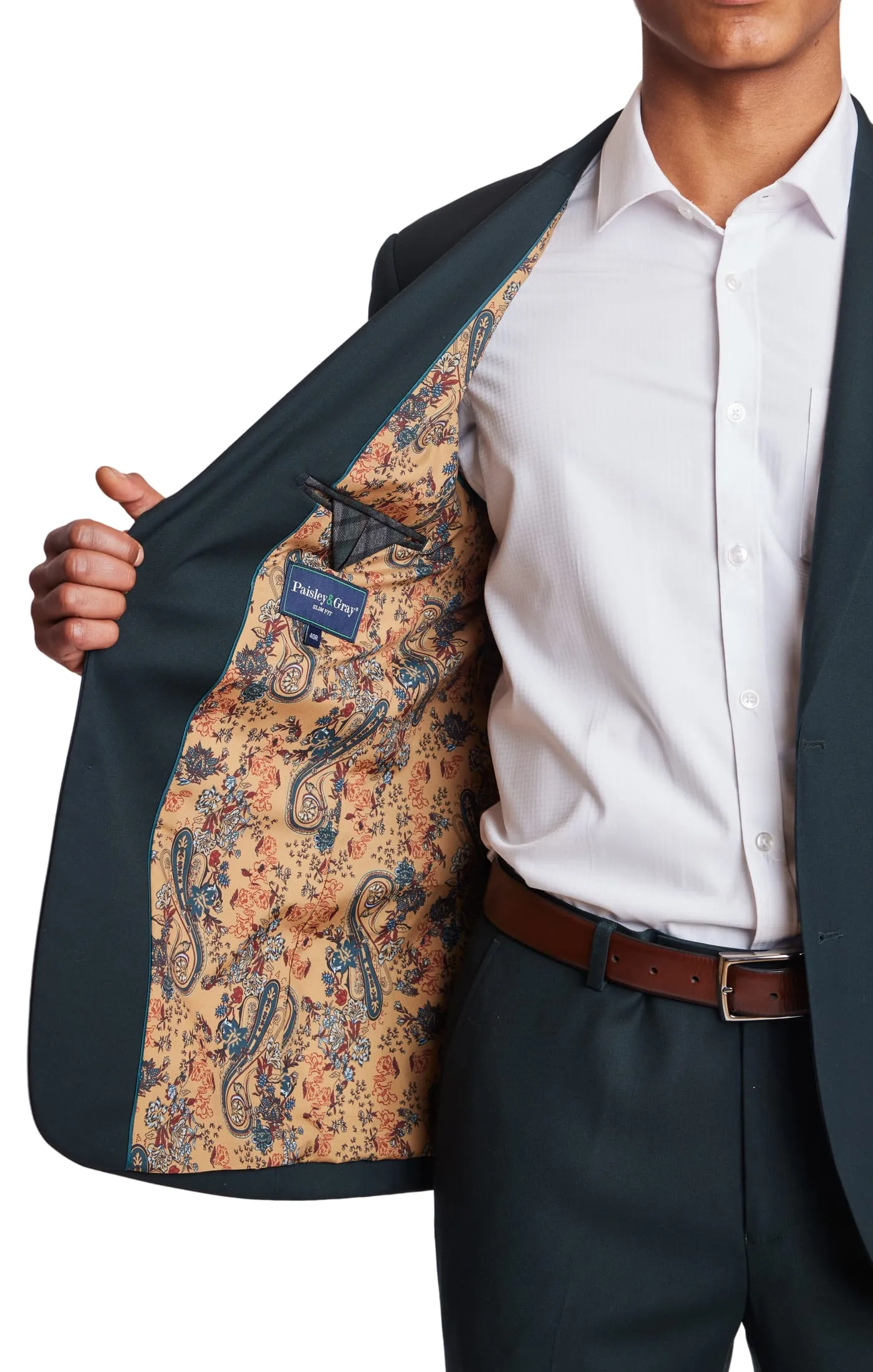 Dover Notch Jacket - slim - Forest Green