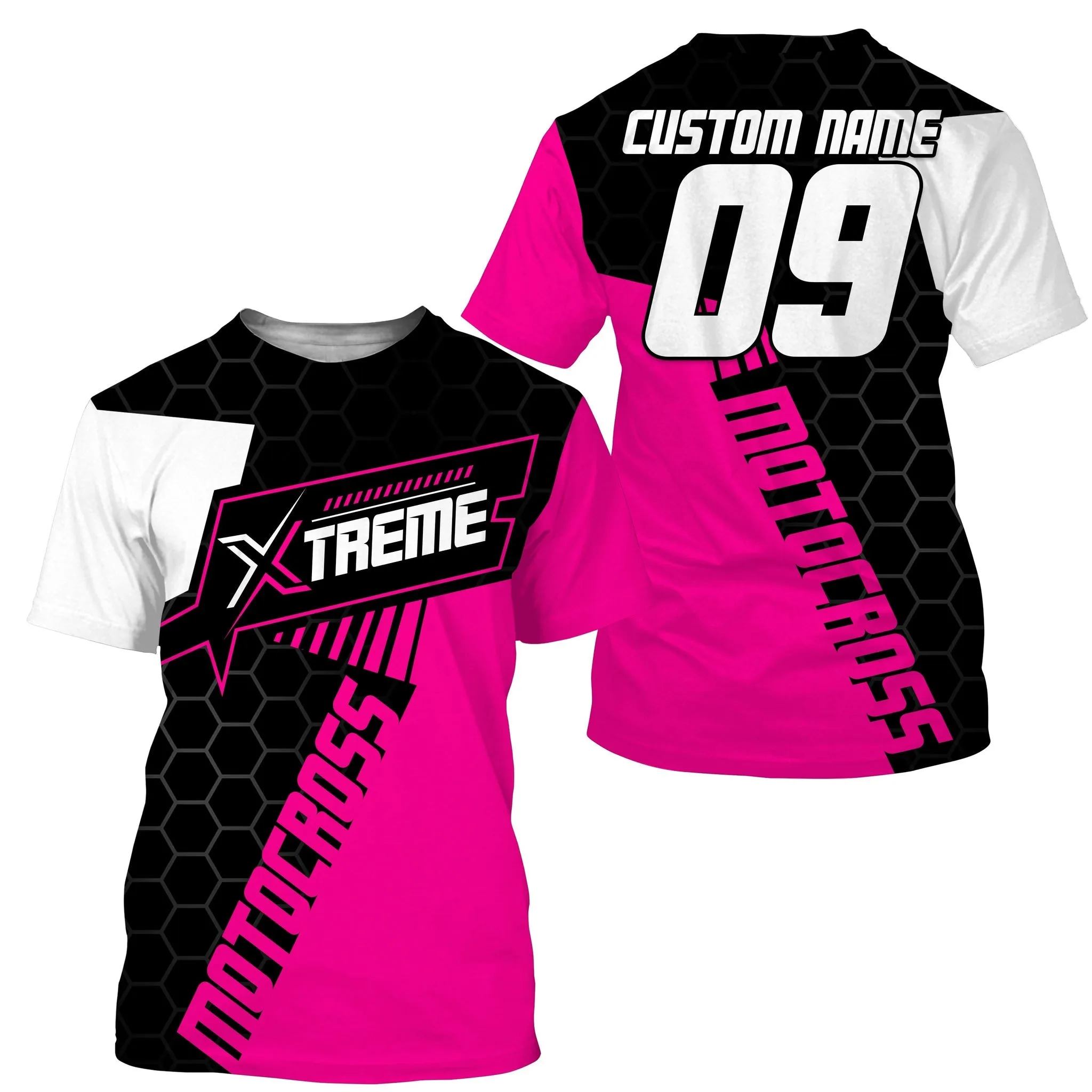Extreme Motocross Jersey Personalized Name Number Racing Shirt Dirt Bike Off-road Biker Motorcycle 3D Long Sleeve