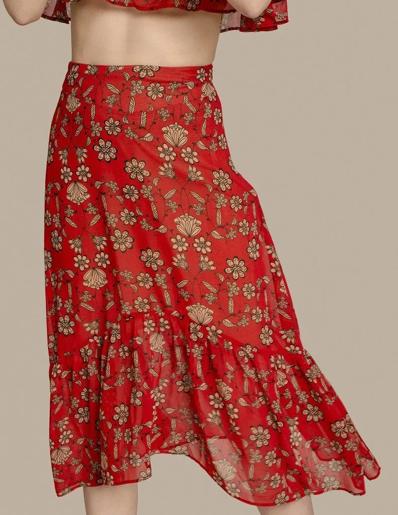Falda Pia Midi