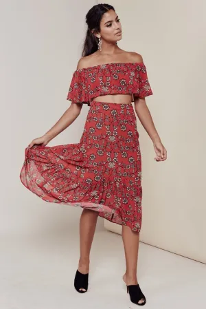 Falda Pia Midi