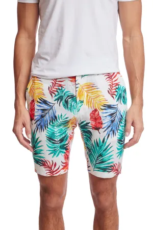 Felix Shorts - slim - Multicolor Leaves