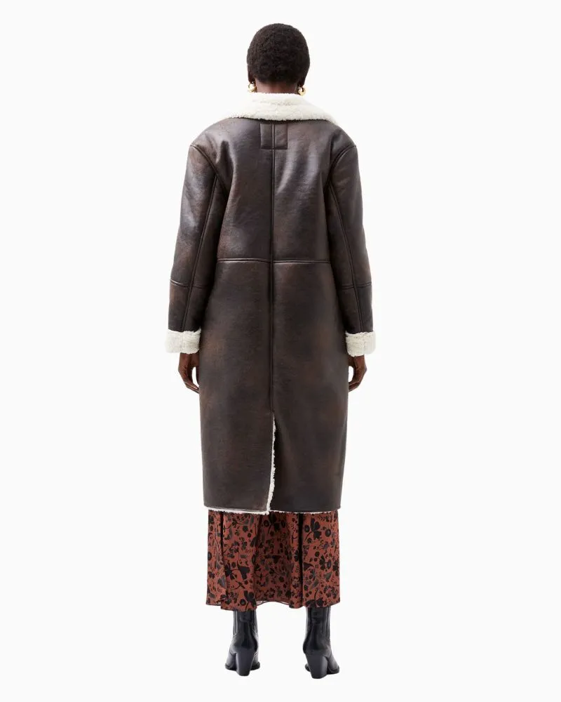 French Connection - Arizona Faux Shearling Coat