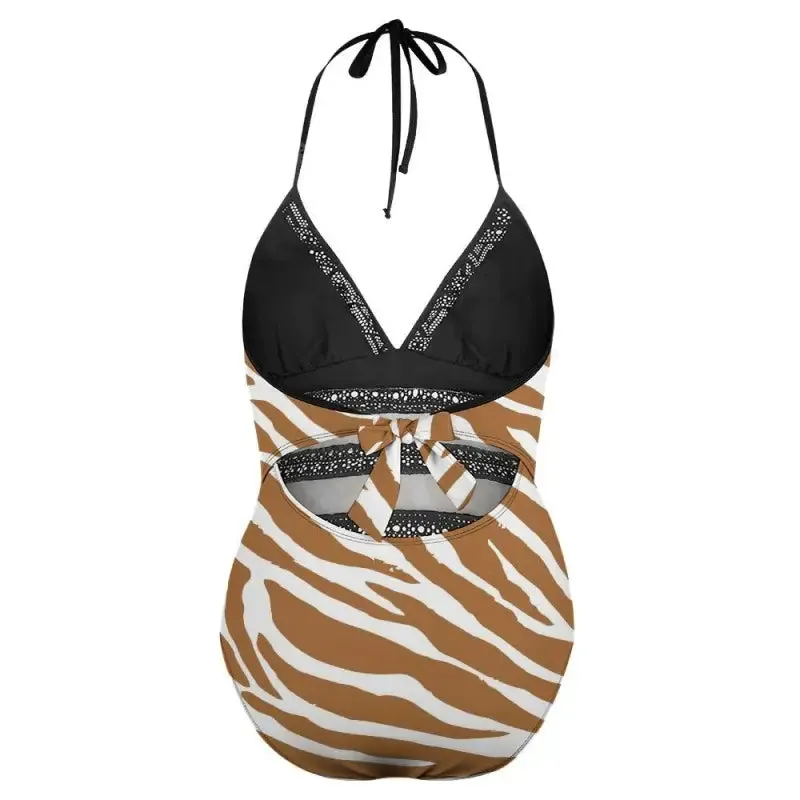 Get Your Fierce Vibe On with This Plus Size Leopard Swimsuit