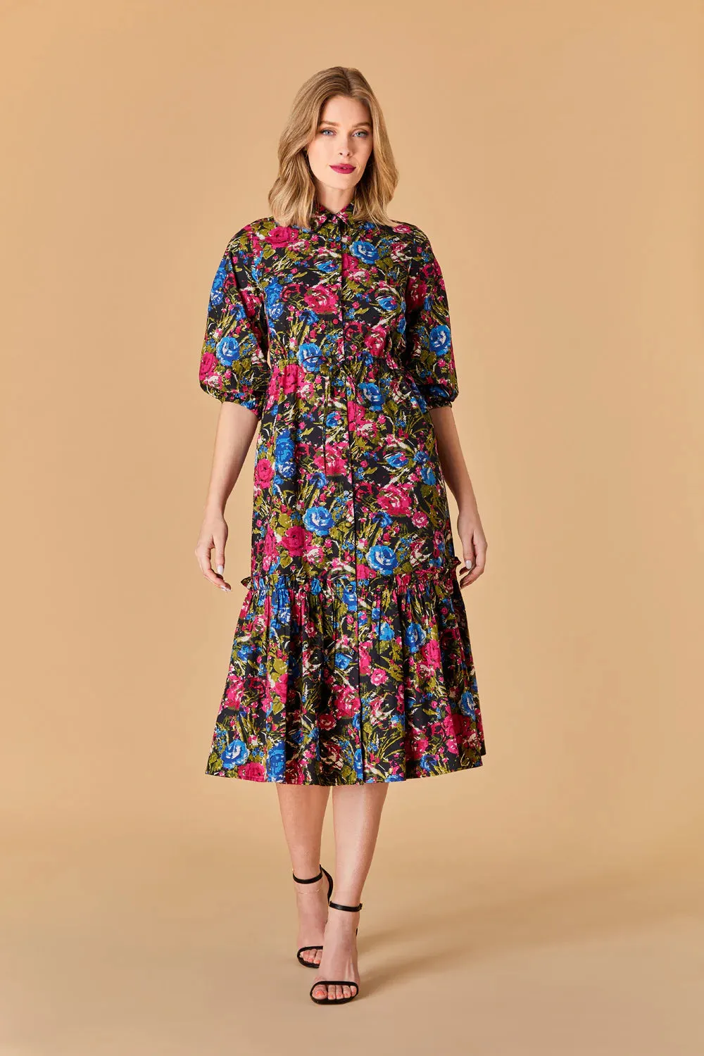 Grace Dress (Festive Floral)