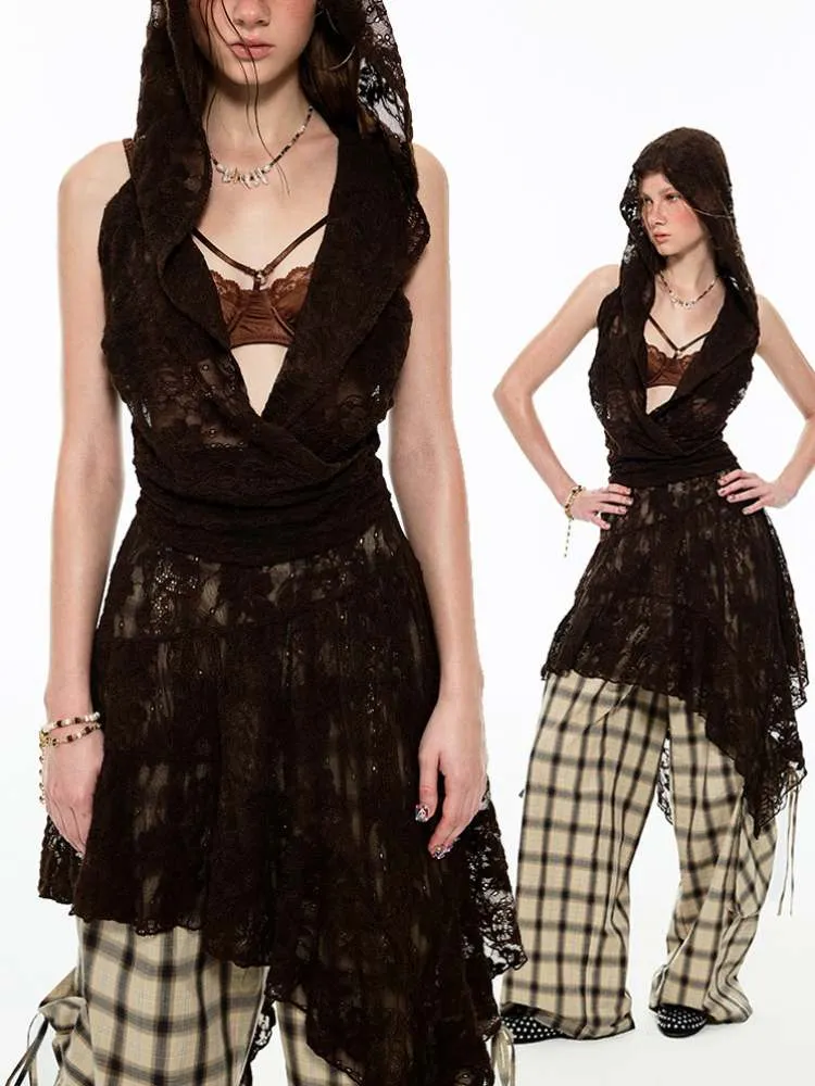 Gradient Plaid Pattern Wide Leg Cargo Pants【s0000009142】