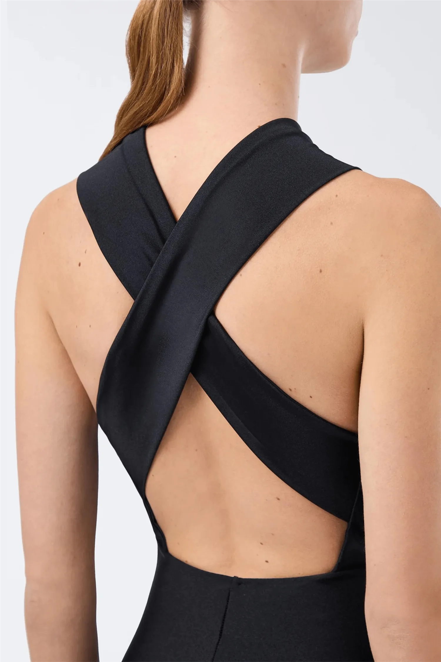 Hola Halterneck Jumpsuit Black