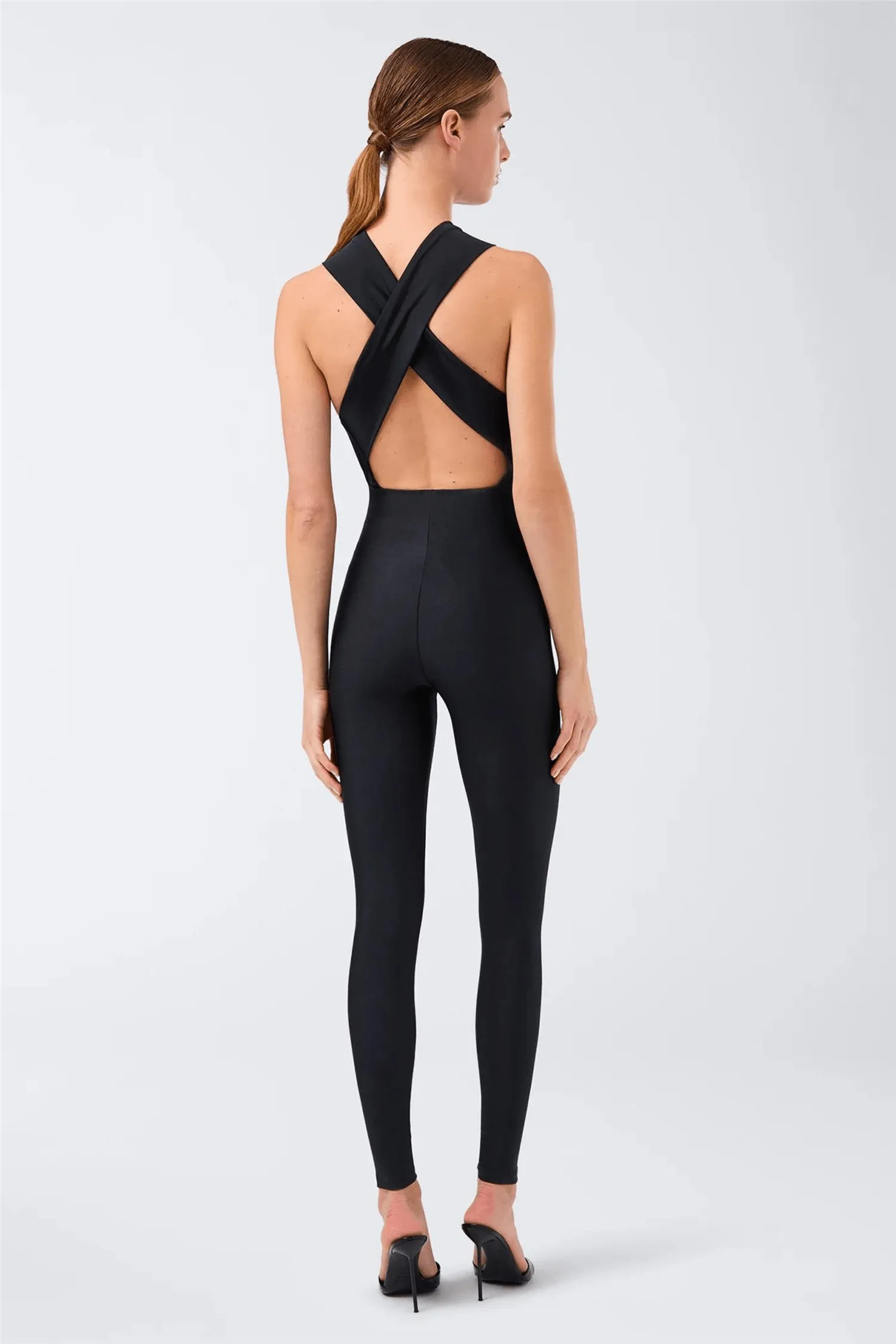 Hola Halterneck Jumpsuit Black