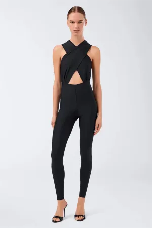 Hola Halterneck Jumpsuit Black