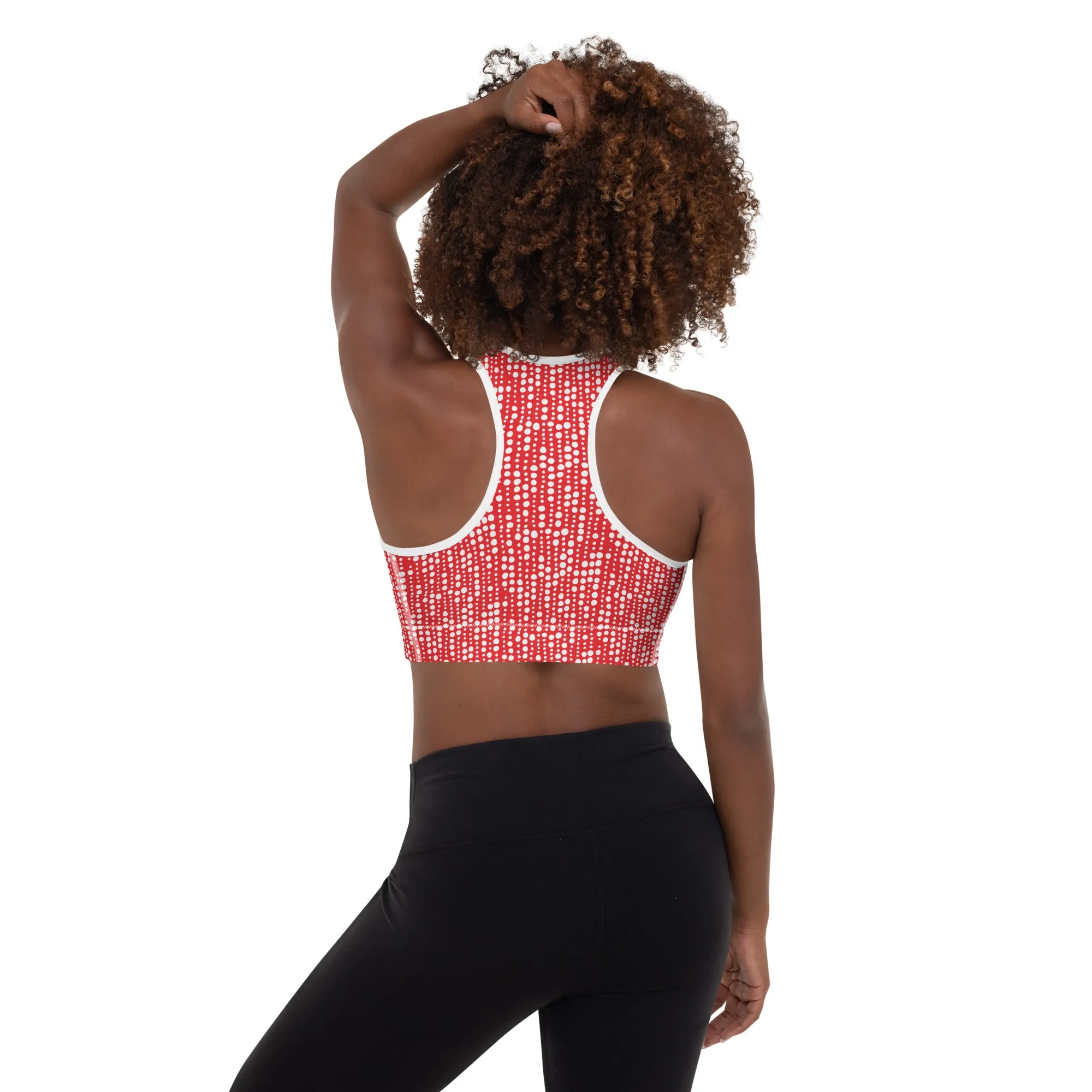Holiday Lights Warrior Sports Bra